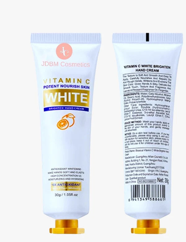 BIOAQUA Vitamin C Hand Cream Glow Brighten Hands Skin Care Fruity 30g BQY33406