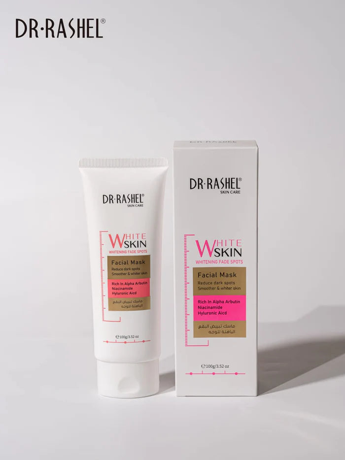 Dr.Rashel Skin Care White Skin Whitening Fade Spot Facial Mask For Deep Exfoliation Reduce Spots & Melanin 100g DRL-1835