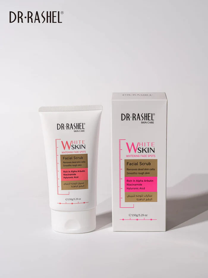 Dr.Rashel Skin Care White Skin Whitening Fade Spots Facial Scrub DRL-1833