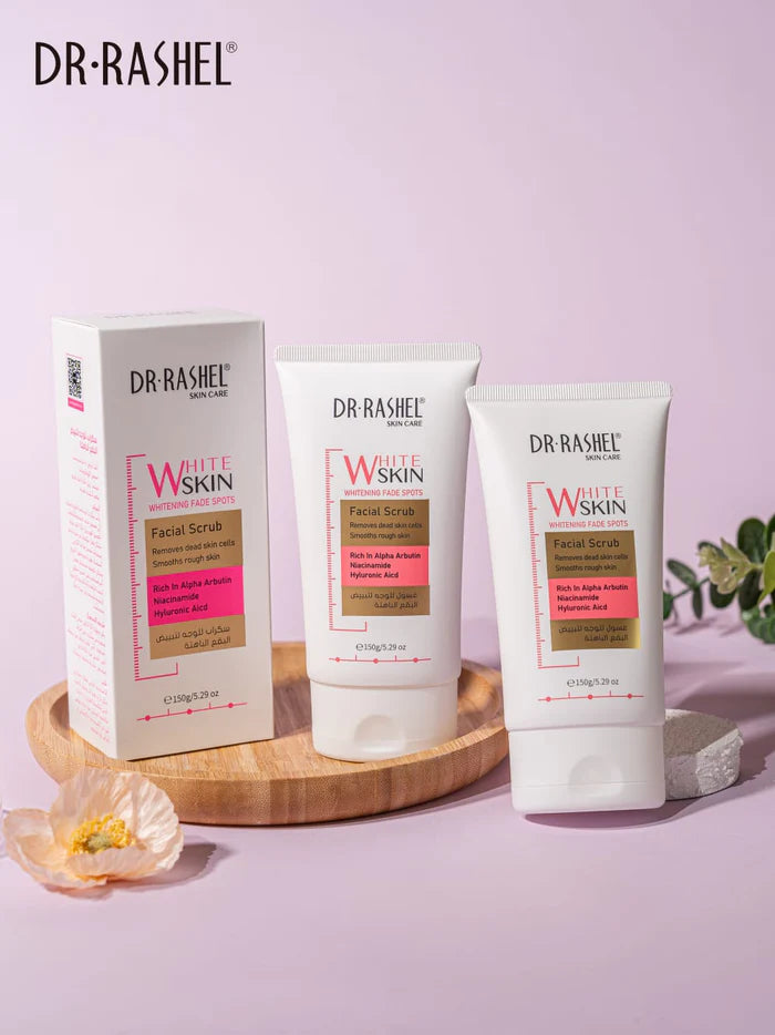 Dr.Rashel Skin Care White Skin Whitening Fade Spots Facial Scrub DRL-1833