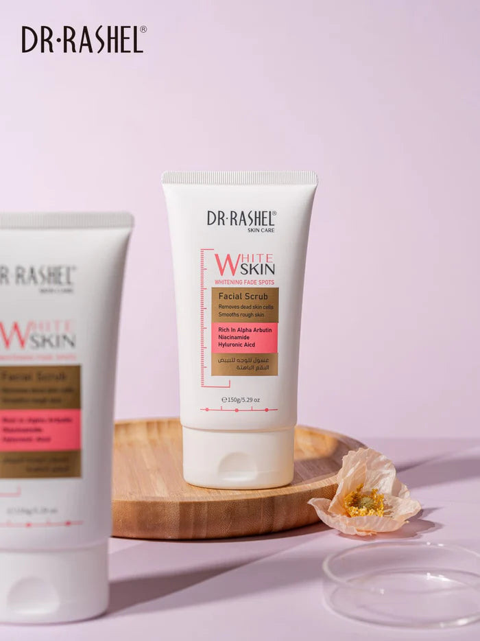 Dr.Rashel Skin Care White Skin Whitening Fade Spots Facial Scrub DRL-1833