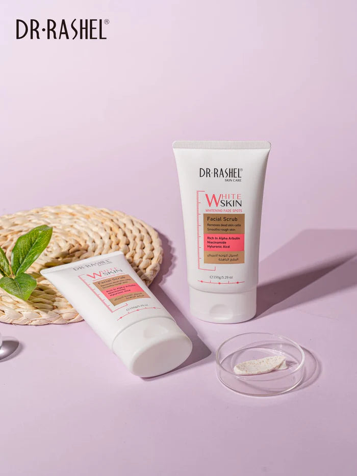 Dr.Rashel Skin Care White Skin Whitening Fade Spots Facial Scrub DRL-1833