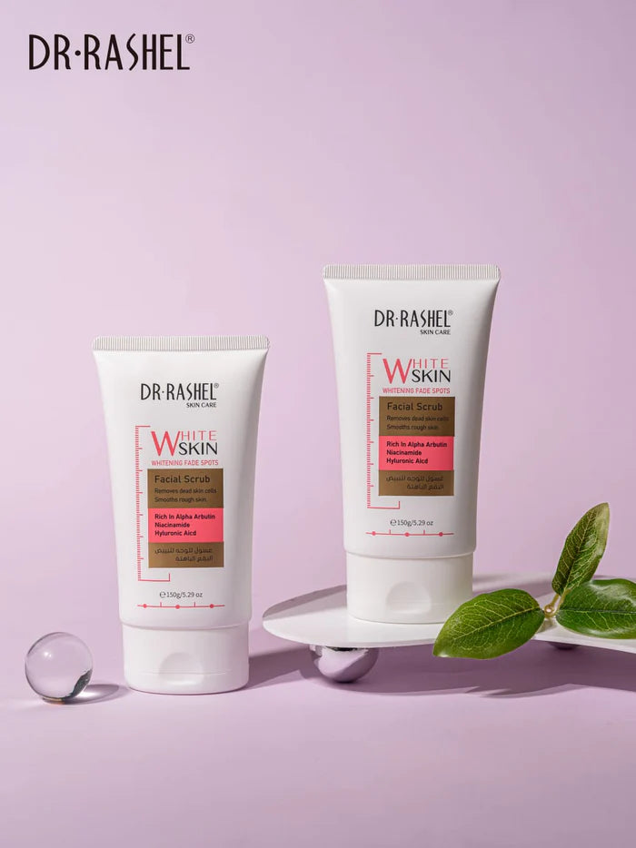 Dr.Rashel Skin Care White Skin Whitening Fade Spots Facial Scrub DRL-1833