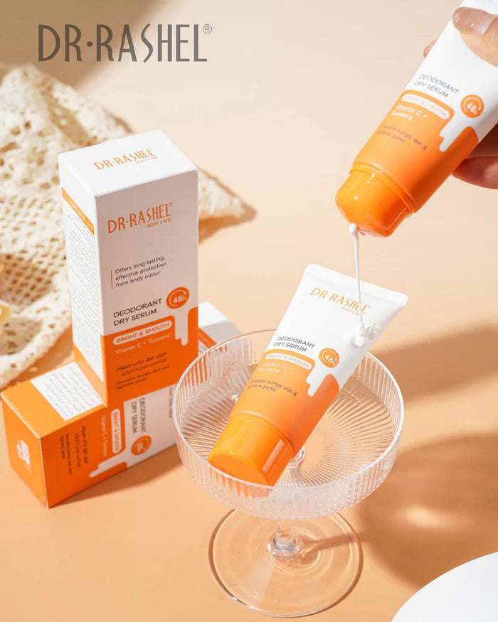 DR.RASHEL VITAMIN C.Turmeric Derodrant Dry Serum Correct Under Arm Dark Marks Cream