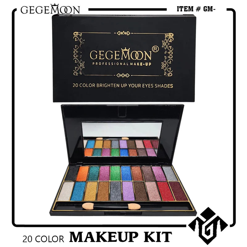 Gege moon 20 color Peacock Makeup Eyeshadow GM-912