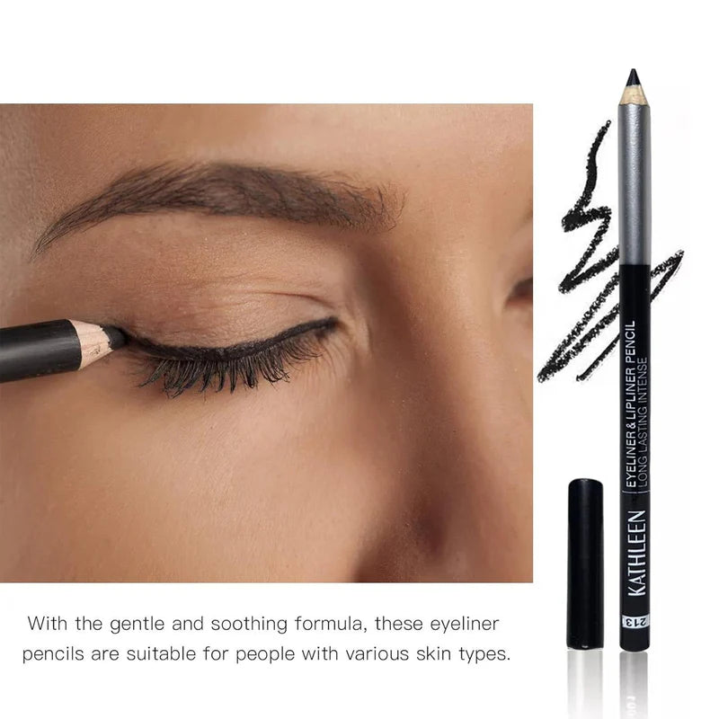 Kathleen 06 Pcs Black Eye liner Pencil