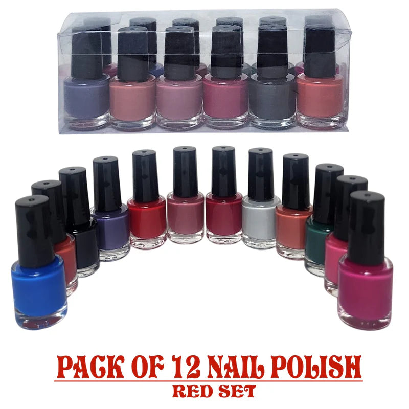 Matte Peel-Off Nail Polish Collection – 12 Vibrant Colors, Eco-Friendly Formula