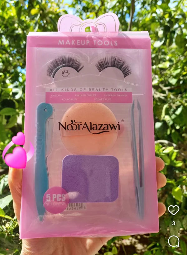 Noor Alazawi Beauty Tools Set (Pack of 5)
