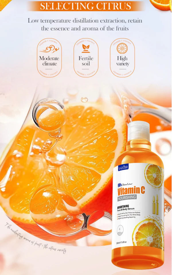 SADOER Fruit Acid Smooth Skin Face & Body Serum 500ml
