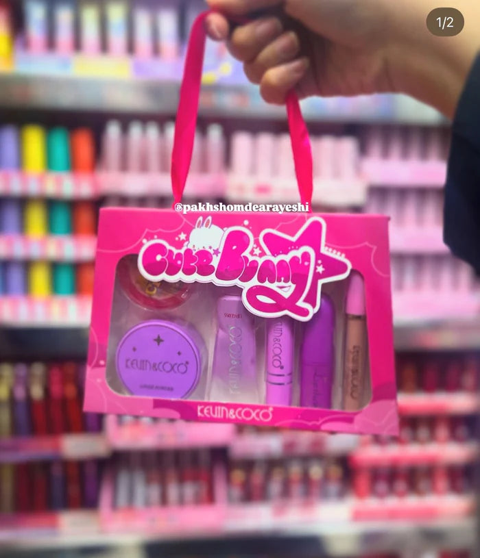 Kevin & COCO 6pcs Makeup Cute Bunny Gift Box Set