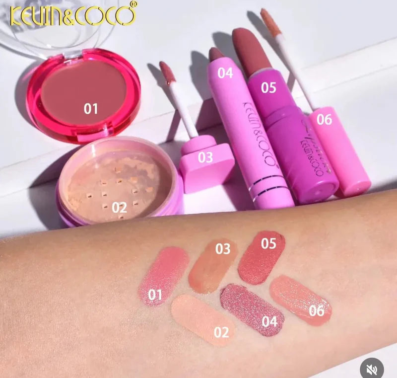 Kevin & COCO 6pcs Makeup Cute Bunny Gift Box Set