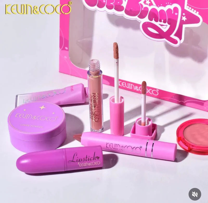Kevin & COCO 6pcs Makeup Cute Bunny Gift Box Set