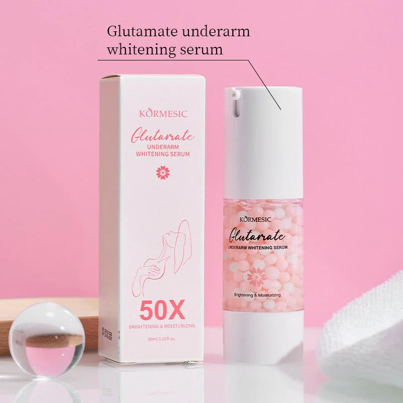 KORMESIC Glutamate Whitening Serum Underarm Intimate Armpit Dark Spot Remover Whitening Cream 30ml