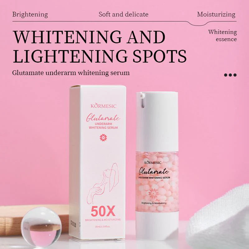 KORMESIC Glutamate Whitening Serum Underarm Intimate Armpit Dark Spot Remover Whitening Cream 30ml