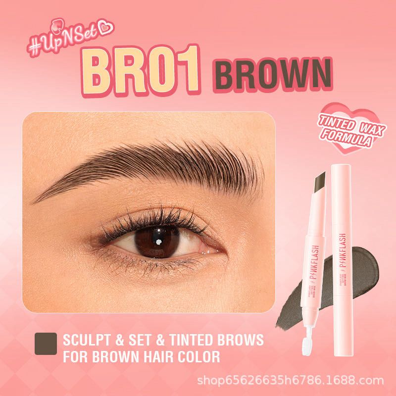 PINKFLASH Brow Styling Wax – Waterproof Eyebrow Fixer & Soap Brow | Clear Setting Gel for Fluffy, Laminated Look