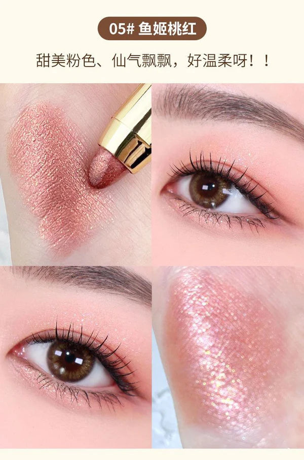 EYE 1 pc Phantom Color GliMB One-Pieces One-Pieces er Highlight EYE One piece shadure Pen Pearlescent Fine Flash Fit Brightening Double Head EYE One piece shadure Stick