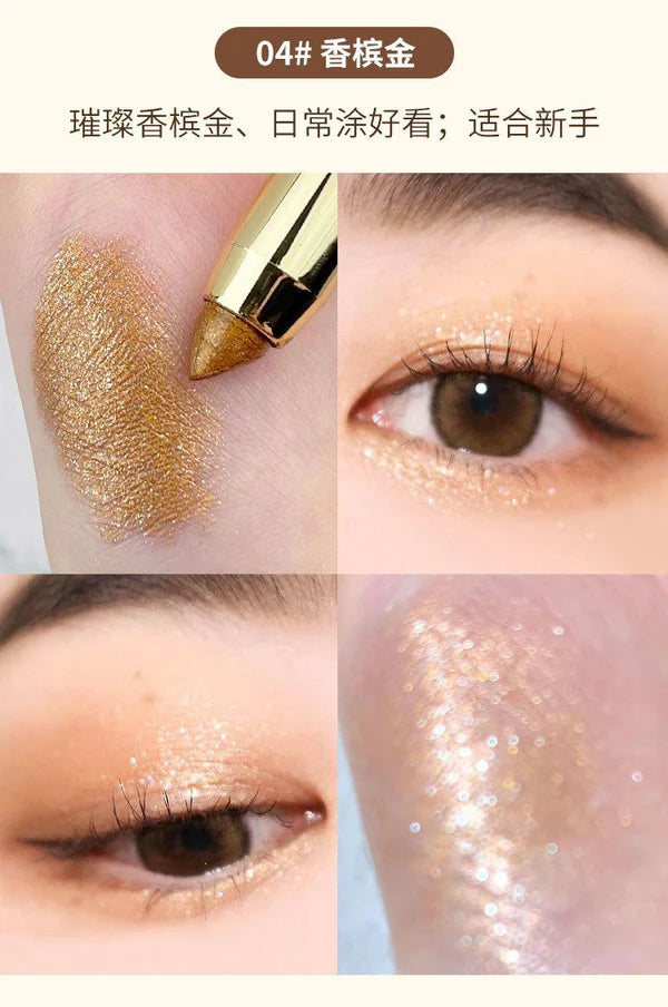 EYE 1 pc Phantom Color GliMB One-Pieces One-Pieces er Highlight EYE One piece shadure Pen Pearlescent Fine Flash Fit Brightening Double Head EYE One piece shadure Stick