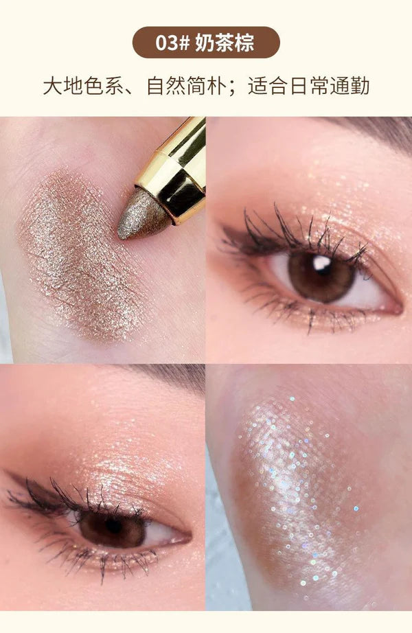 EYE 1 pc Phantom Color GliMB One-Pieces One-Pieces er Highlight EYE One piece shadure Pen Pearlescent Fine Flash Fit Brightening Double Head EYE One piece shadure Stick