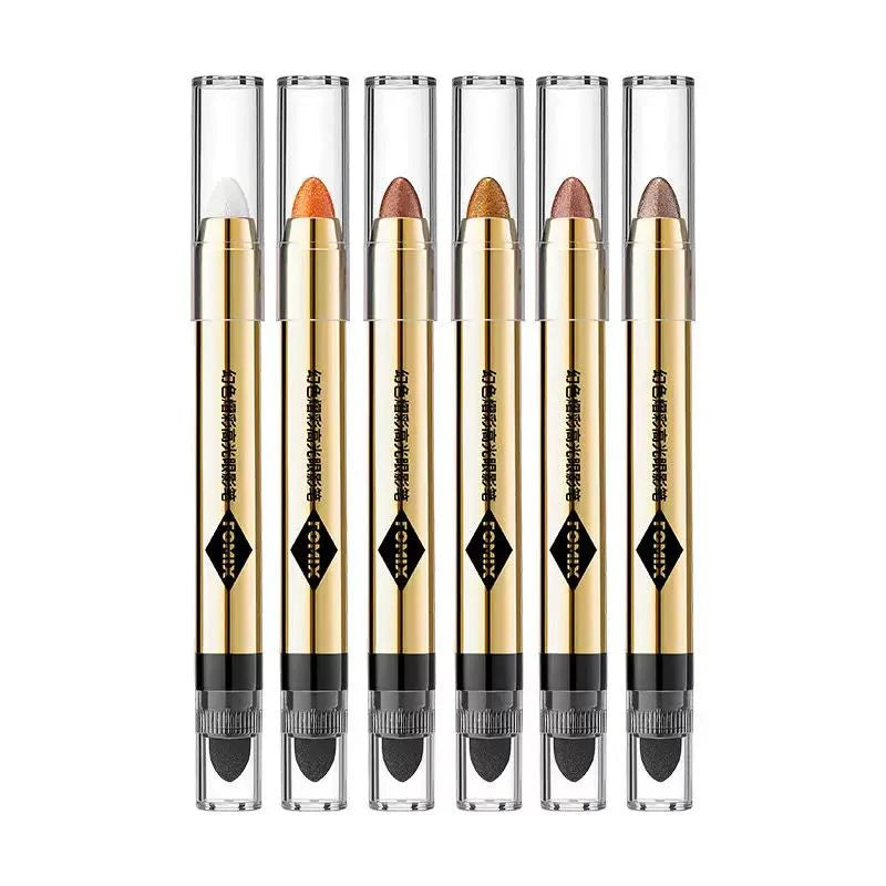 EYE 1 pc Phantom Color GliMB One-Pieces One-Pieces er Highlight EYE One piece shadure Pen Pearlescent Fine Flash Fit Brightening Double Head EYE One piece shadure Stick