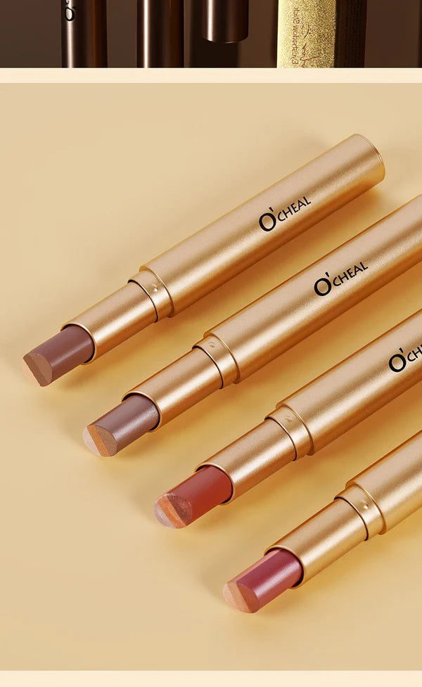 O'CHEAL Three-Color Gradient Eyeshadow Stick – Instant Shimmer & Contour