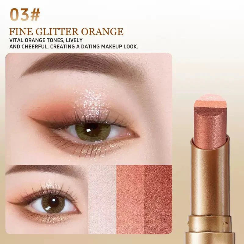 O'CHEAL Three-Color Gradient Eyeshadow Stick – Instant Shimmer & Contour