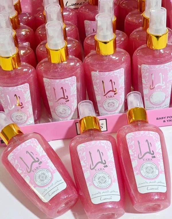 Yara Shimmering Hair & Body Fragrance Mist