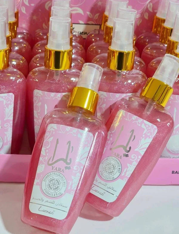 Yara Shimmering Hair & Body Fragrance Mist
