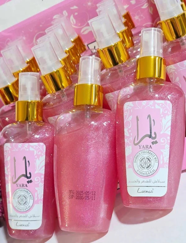 Yara Shimmering Hair & Body Fragrance Mist