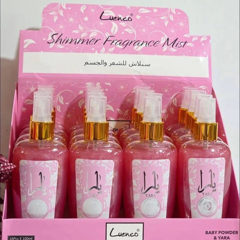 Yara Shimmering Hair & Body Fragrance Mist