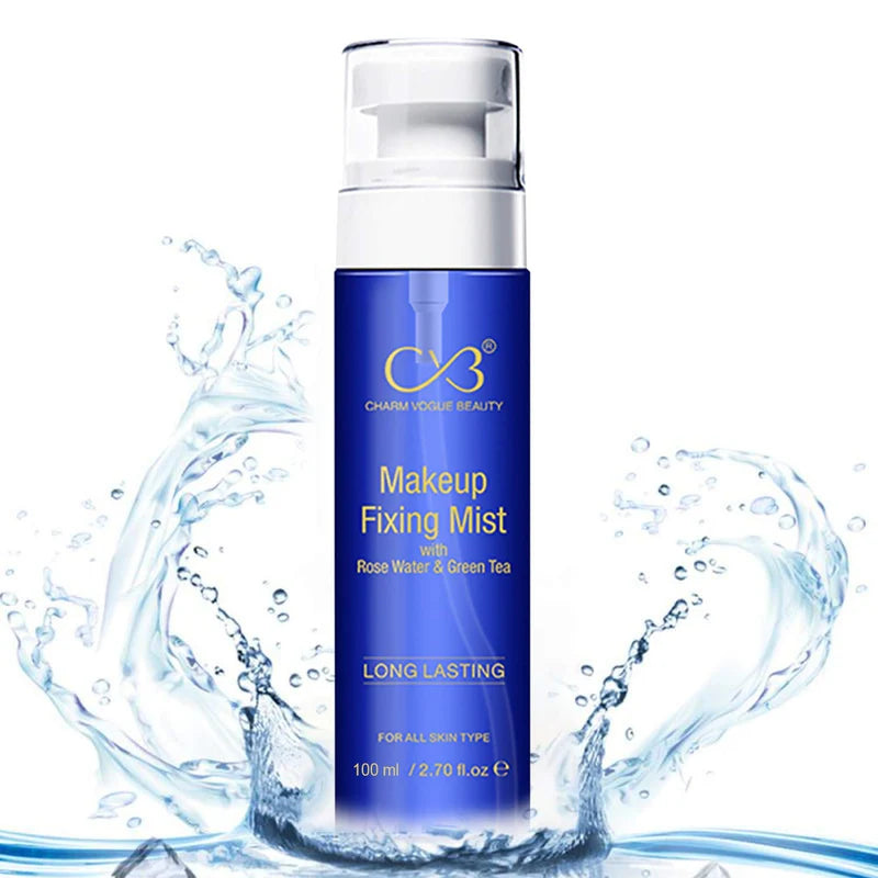 CVB C20 Makeup Fixing Mist with Rose Water & Green Tea, Face Makeup Spray with Long Lasting Effect, Skin Hydrating Spray, 100ml