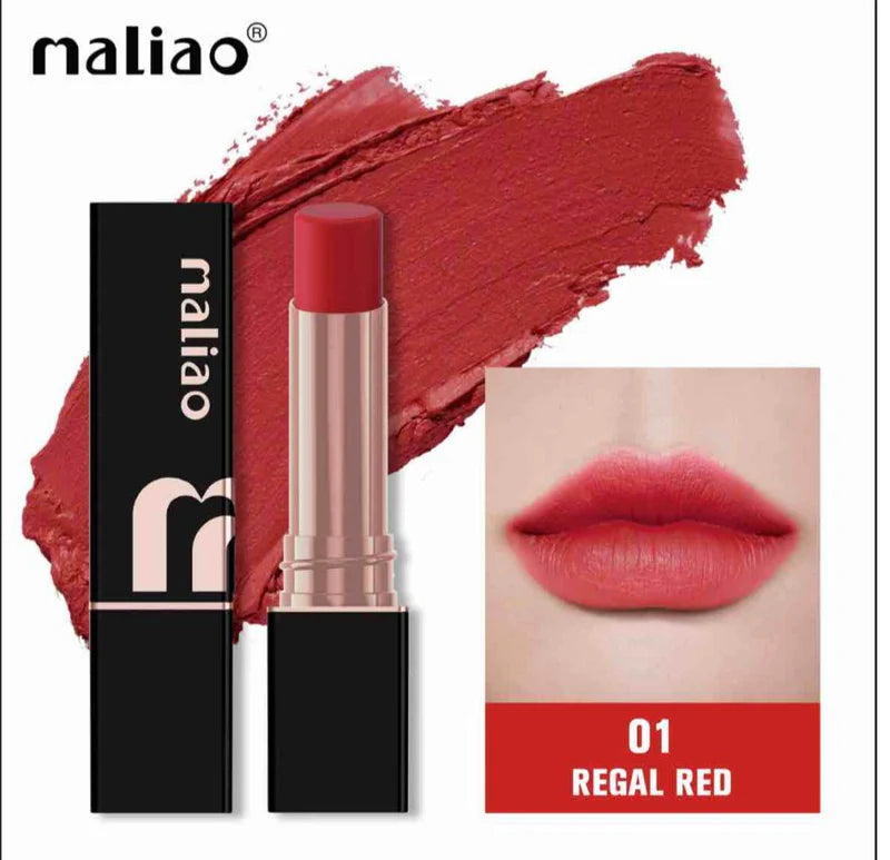 Maliao Super Non-Transfer Lipstick – Long-Lasting Matte Finish.
