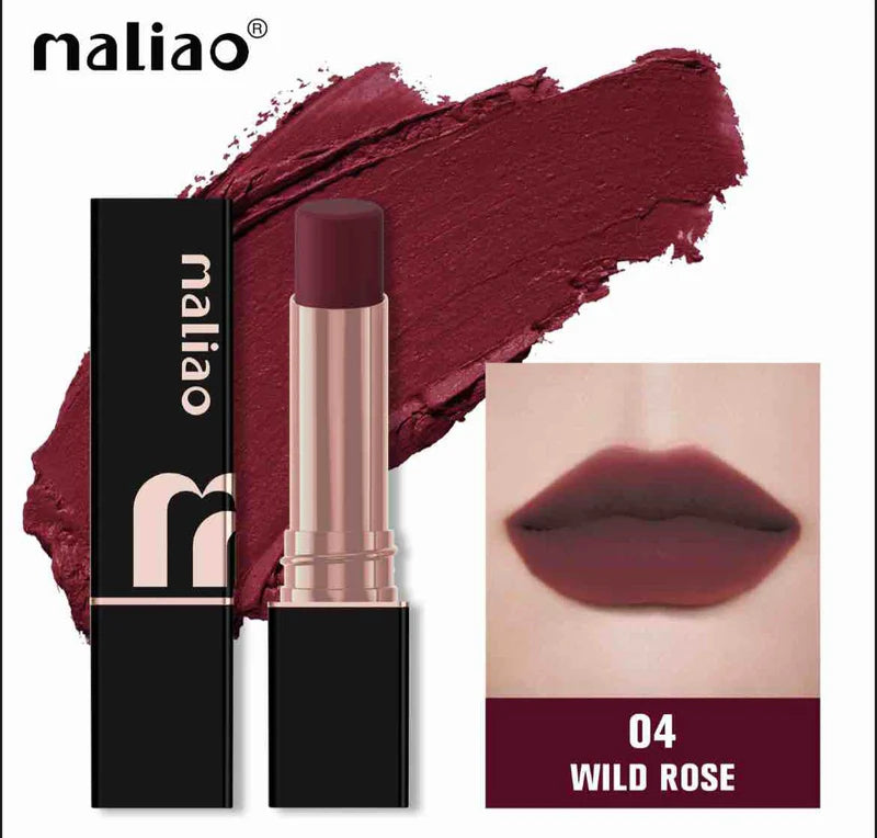 Maliao Super Non-Transfer Lipstick – Long-Lasting Matte Finish.