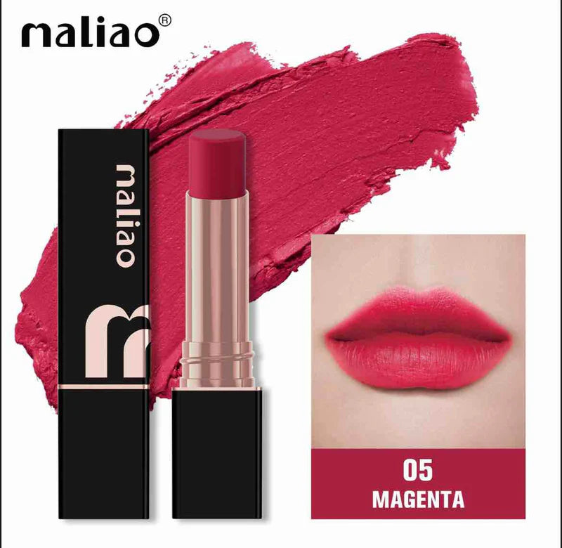 Maliao Super Non-Transfer Lipstick – Long-Lasting Matte Finish.