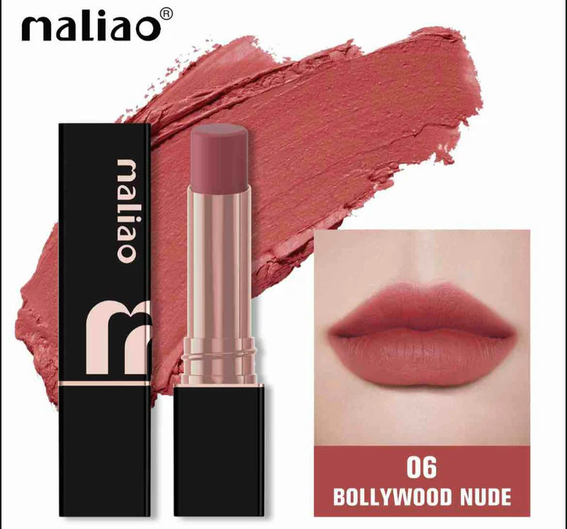 Maliao Super Non-Transfer Lipstick – Long-Lasting Matte Finish.