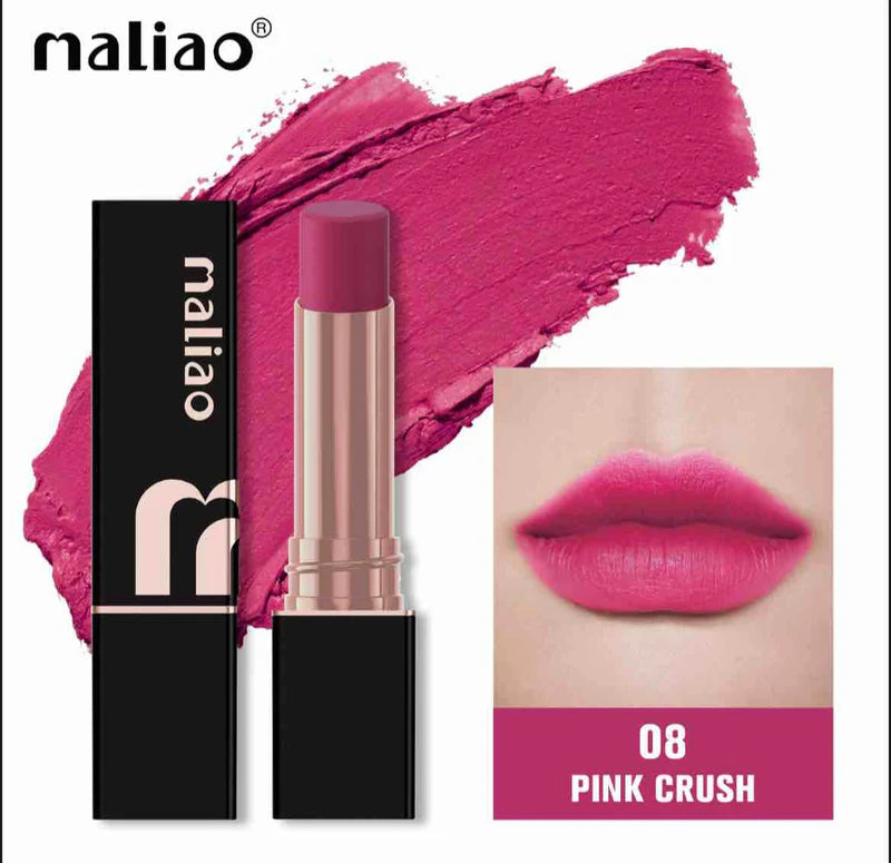 Maliao Super Non-Transfer Lipstick – Long-Lasting Matte Finish.