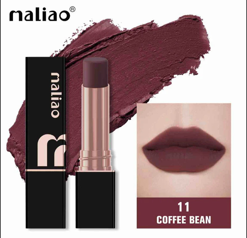 Maliao Super Non-Transfer Lipstick – Long-Lasting Matte Finish.