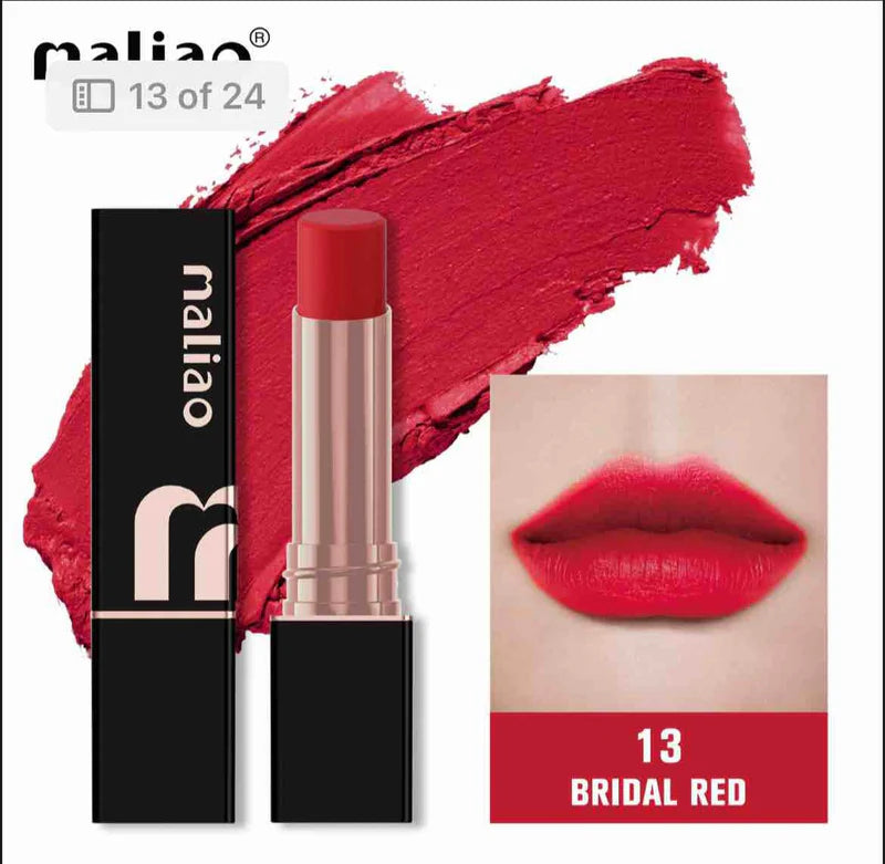Maliao Super Non-Transfer Lipstick – Long-Lasting Matte Finish.