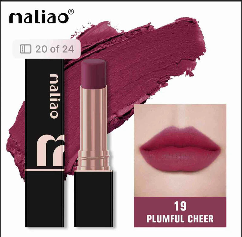 Maliao Super Non-Transfer Lipstick – Long-Lasting Matte Finish.