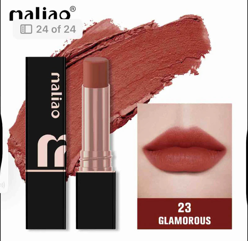 Maliao Super Non-Transfer Lipstick – Long-Lasting Matte Finish.