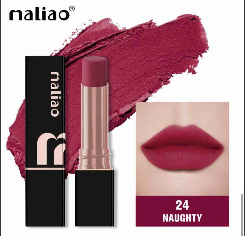 Maliao Super Non-Transfer Lipstick – Long-Lasting Matte Finish.