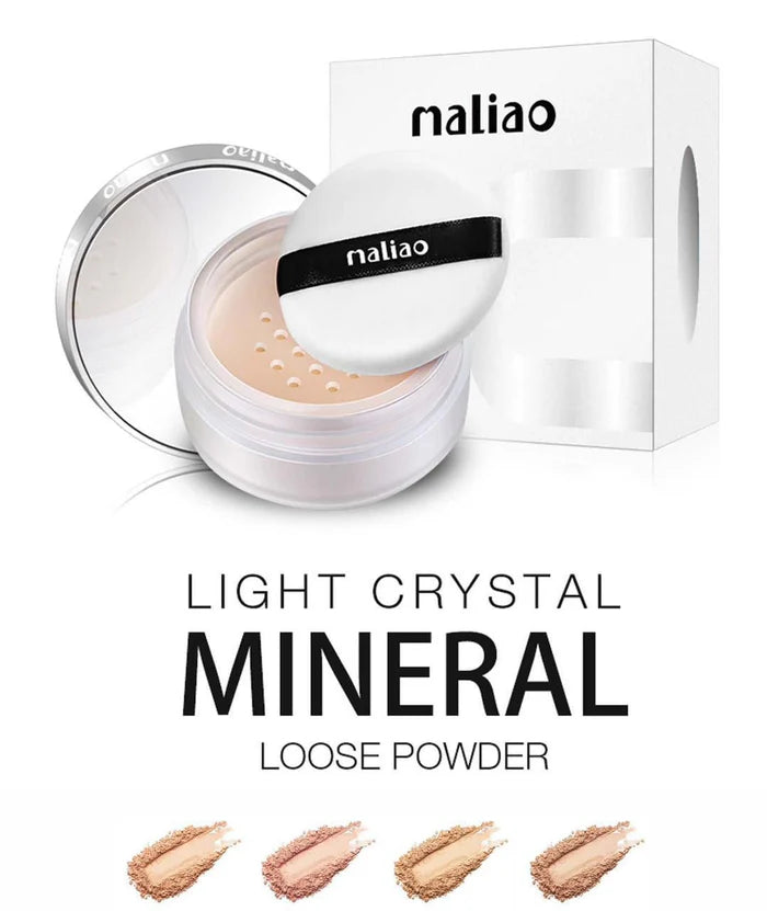 Maliao Professional Matte Look Light Crystal Mineral Loose Powder - 20 gm