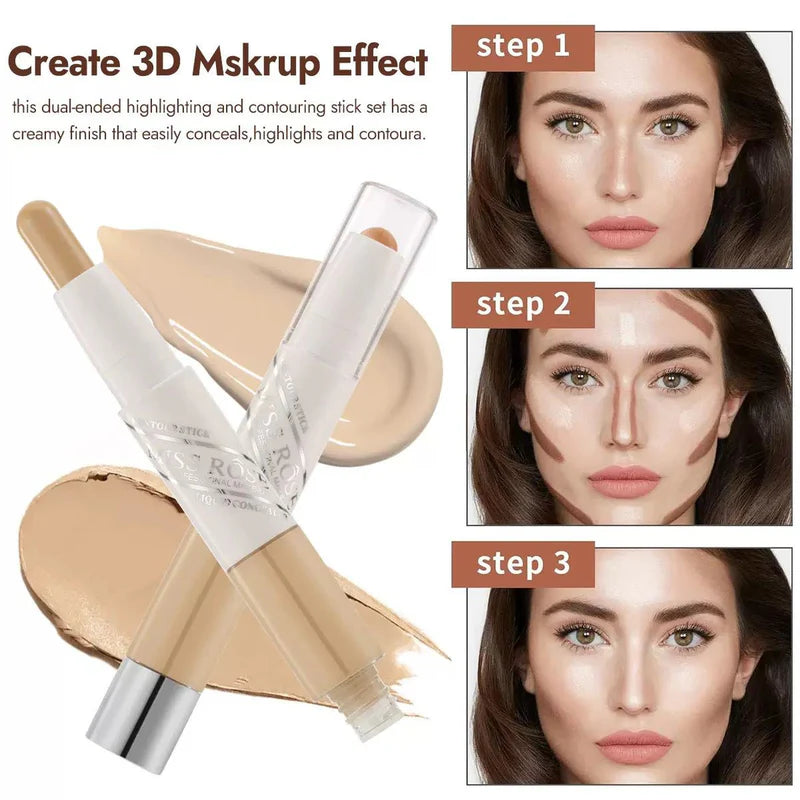Miss Rose 2 in 1 Contour Stick & Liquid Concealer
