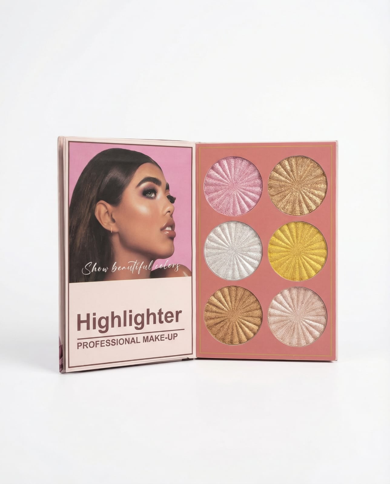 Mocallure Professional 4-in-1 Makeup Book – Eyeshadow, Highlighter, Blush, Concealer & Brows Palette ✨