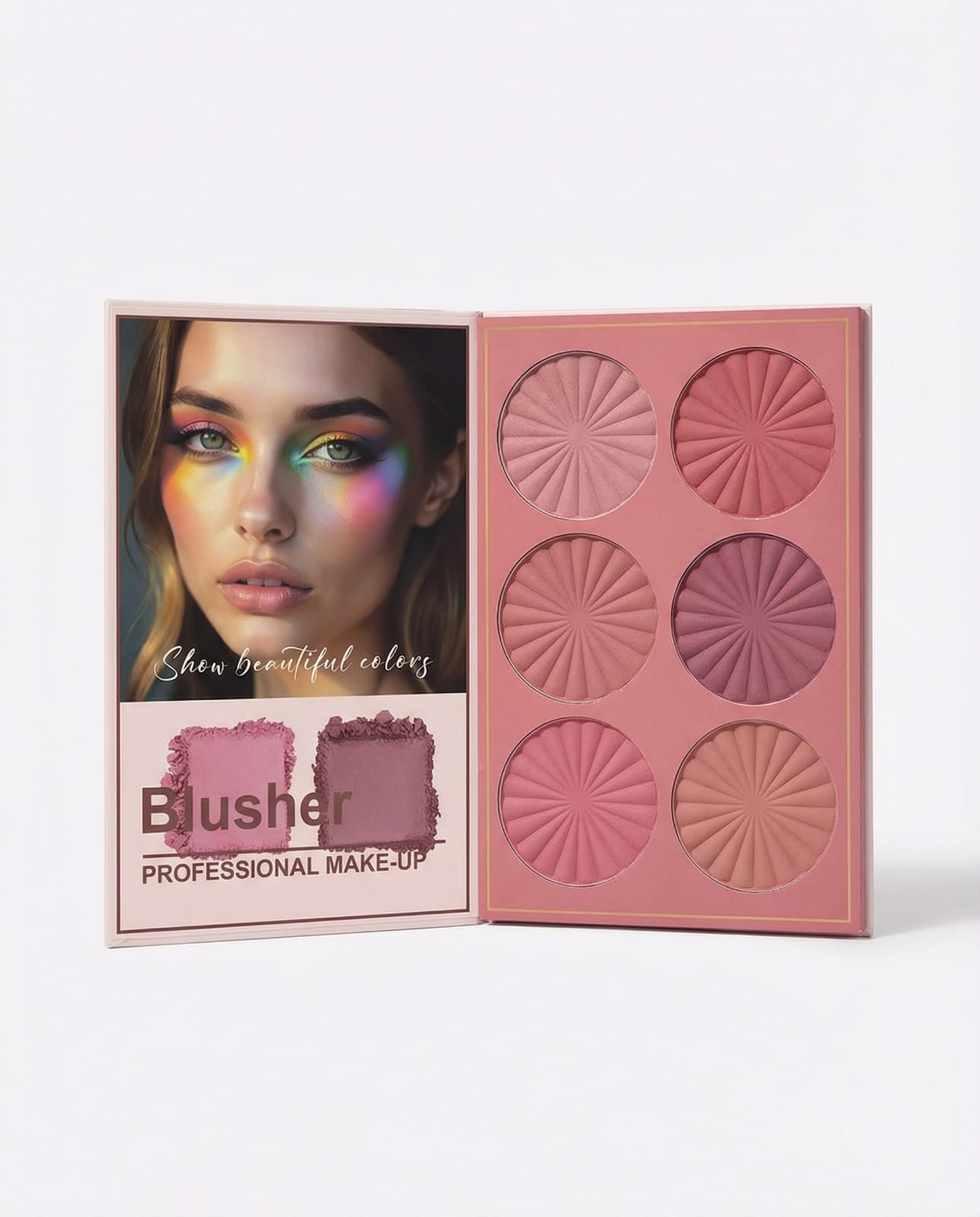Mocallure Professional 4-in-1 Makeup Book – Eyeshadow, Highlighter, Blush, Concealer & Brows Palette ✨