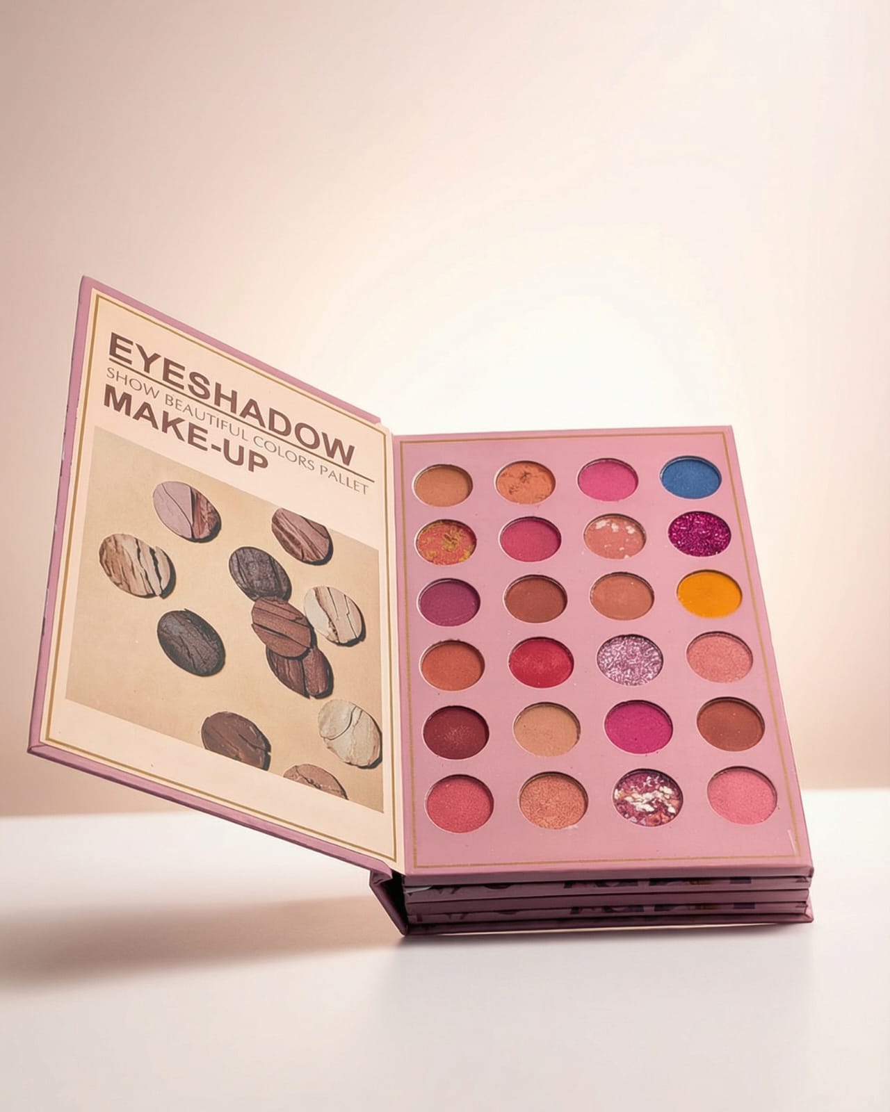 Mocallure Professional Makeup Book 4-in-1 Palette – Eyeshadow, Highlighter, Blush, Concealer & Brow Kit