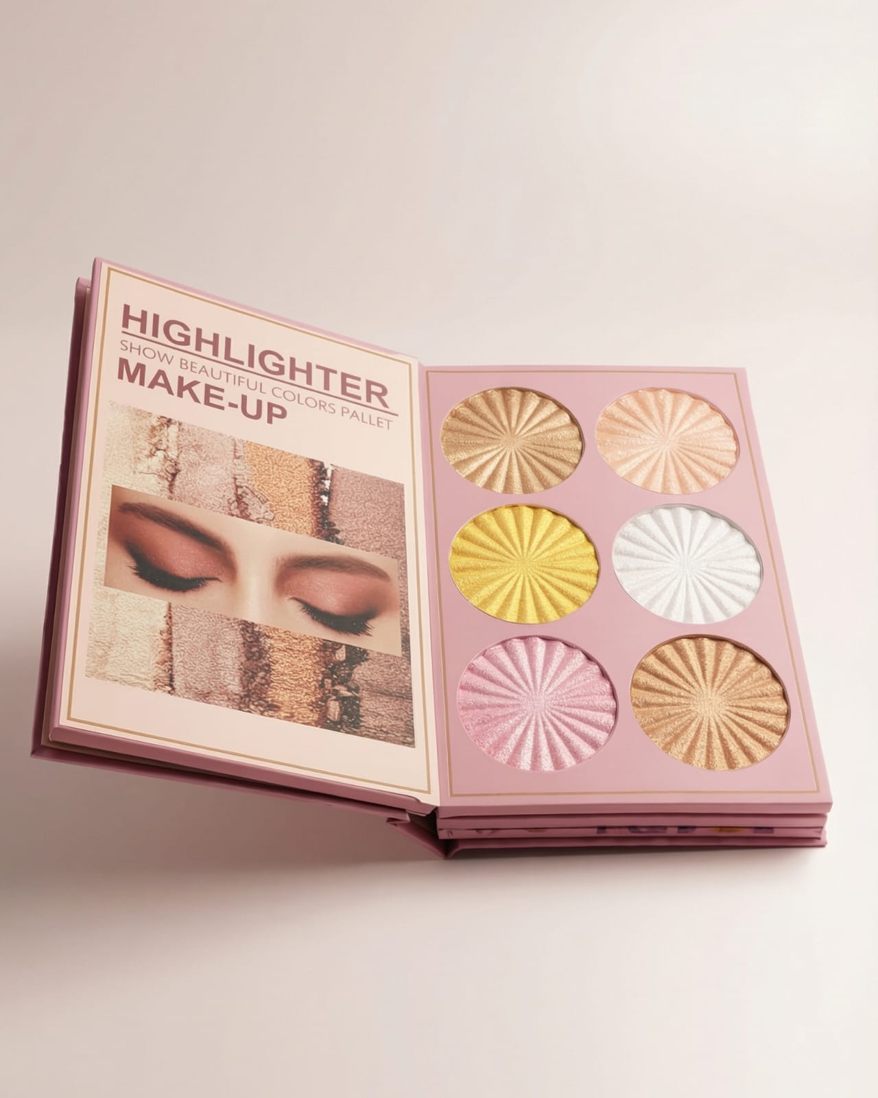 Mocallure Professional Makeup Book 4-in-1 Palette – Eyeshadow, Highlighter, Blush, Concealer & Brow Kit