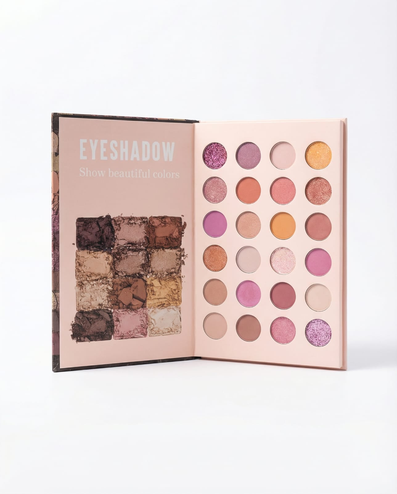 Mocallure Professional 4-in-1 Makeup Book Palette – Eyeshadow, Highlighter, Blush, Concealer & Brow Kit
