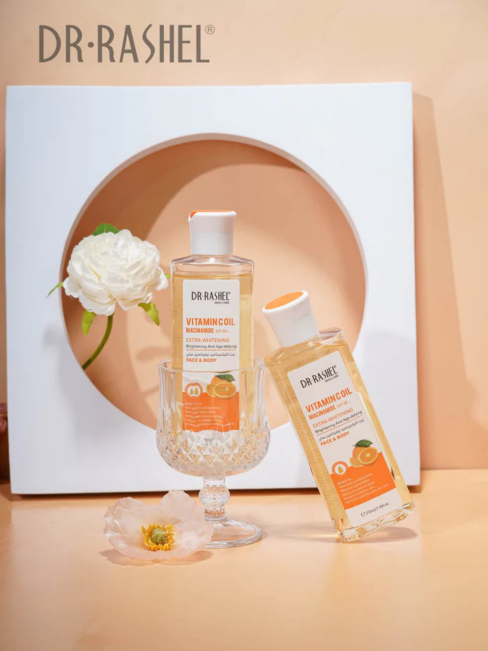 DR.RASHEL Skin Care Moisturizing Whitening Lightening Dark Spots Vitamin C Oil For Face And Body
