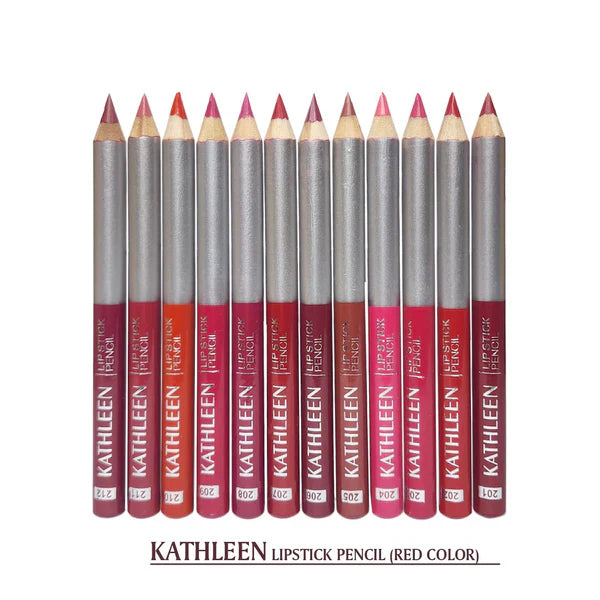 3 In 1 New Makeup Deal Kathleen 6 pcs Lip Liner Pencil +Sunisa 6pcs Nail Polish+96 pcs Fake Nails