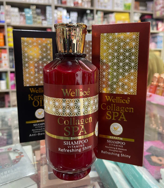 Wellice Premium Edition Collagen Spa Vitamins Shampoo 520g